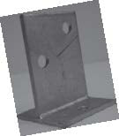 McIntyre® Bolt On Blade Post Support 110 x 110mm Base 150mm Blade