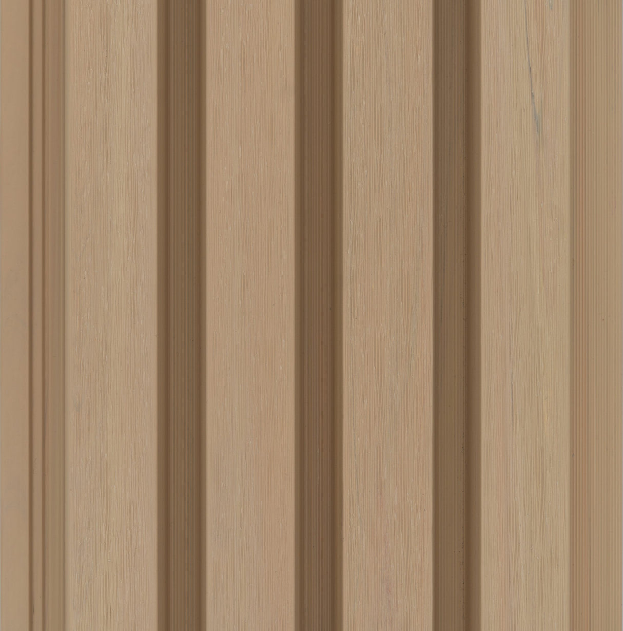 WoodEvo 186mm Composite Castellated Cladding Board Vic Ash