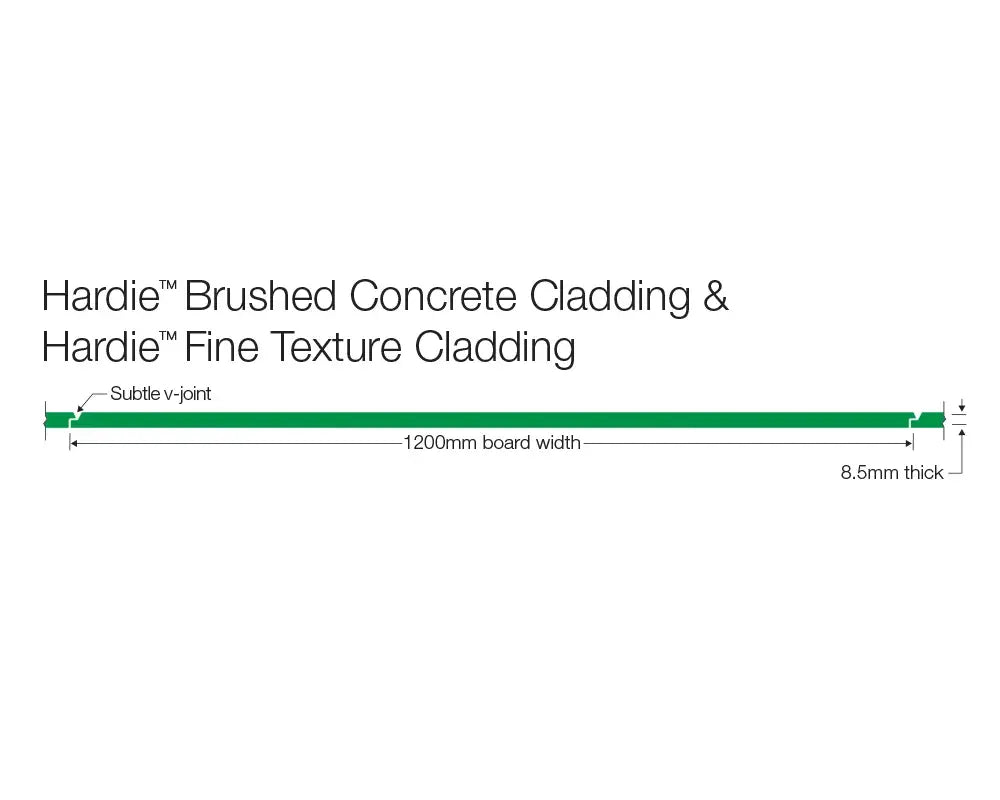 James Hardie Hardie™ Fine Texture Fibre Cement Cladding 8.5mm