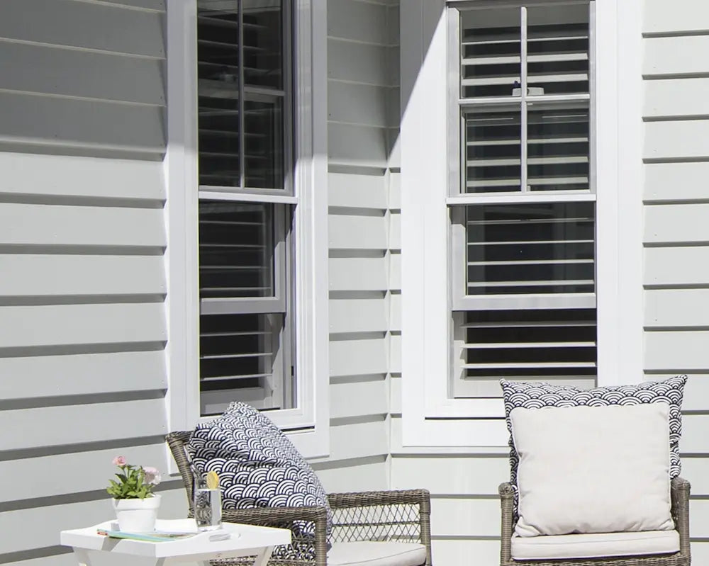 James Hardie Axent Trim on display window