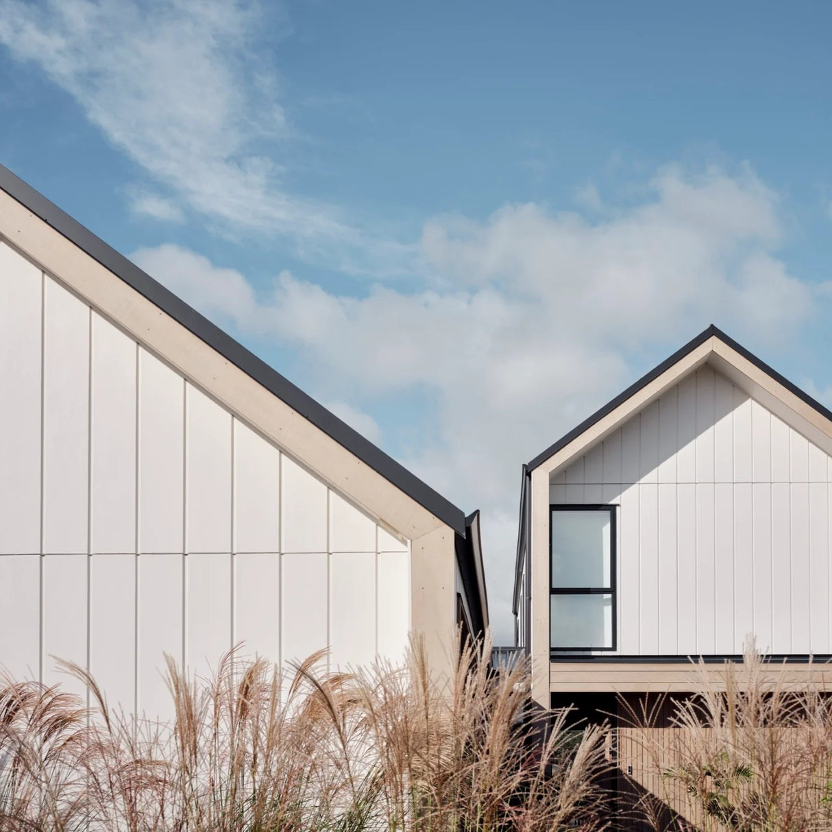 James Hardie 14mm Oblique Cladding on display home at the beach