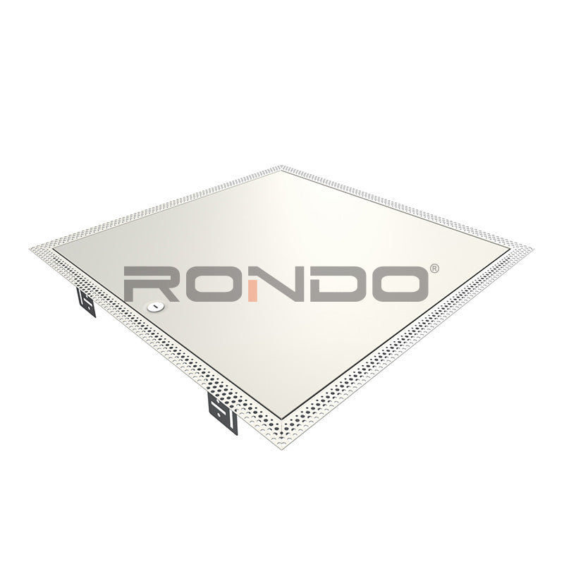 Rondo Slimline Metal Face Door Set Bead 450mm x 450mm