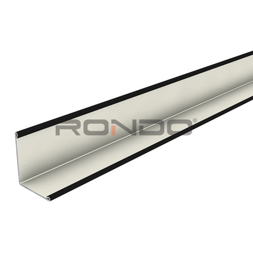 Rondo Black Steel Wall Angle 22 mm x 19mm