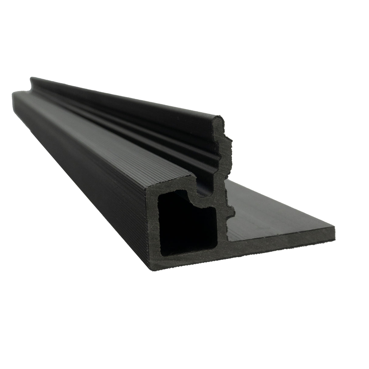WoodEvo 76x51mm Deep Cladding Starter Trim Black