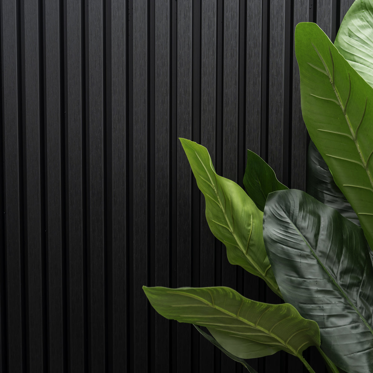 WoodEvo 186mm Composite Castellated Cladding Board Black