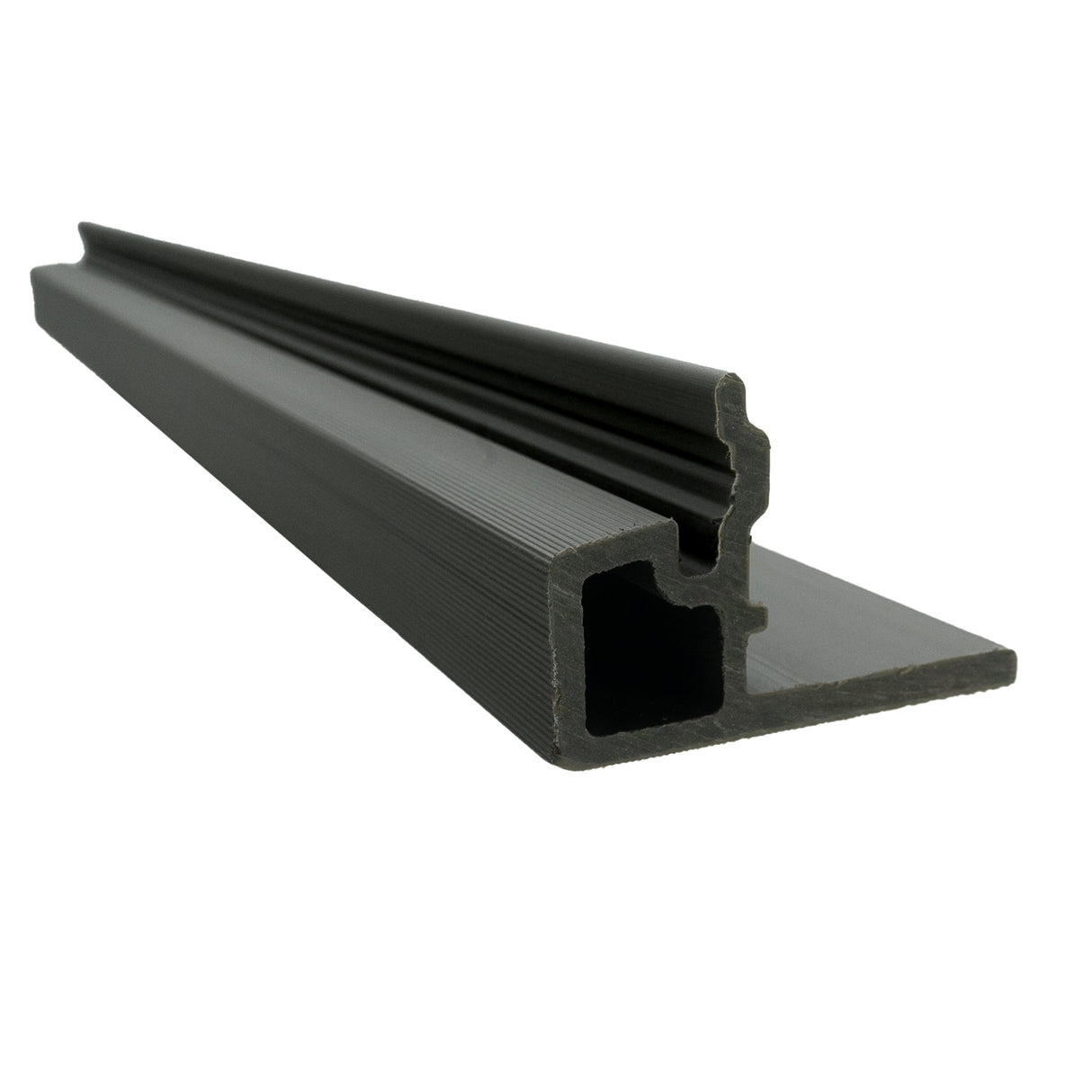 WoodEvo 76x51mm Deep Cladding Starter Trim Dark Grey