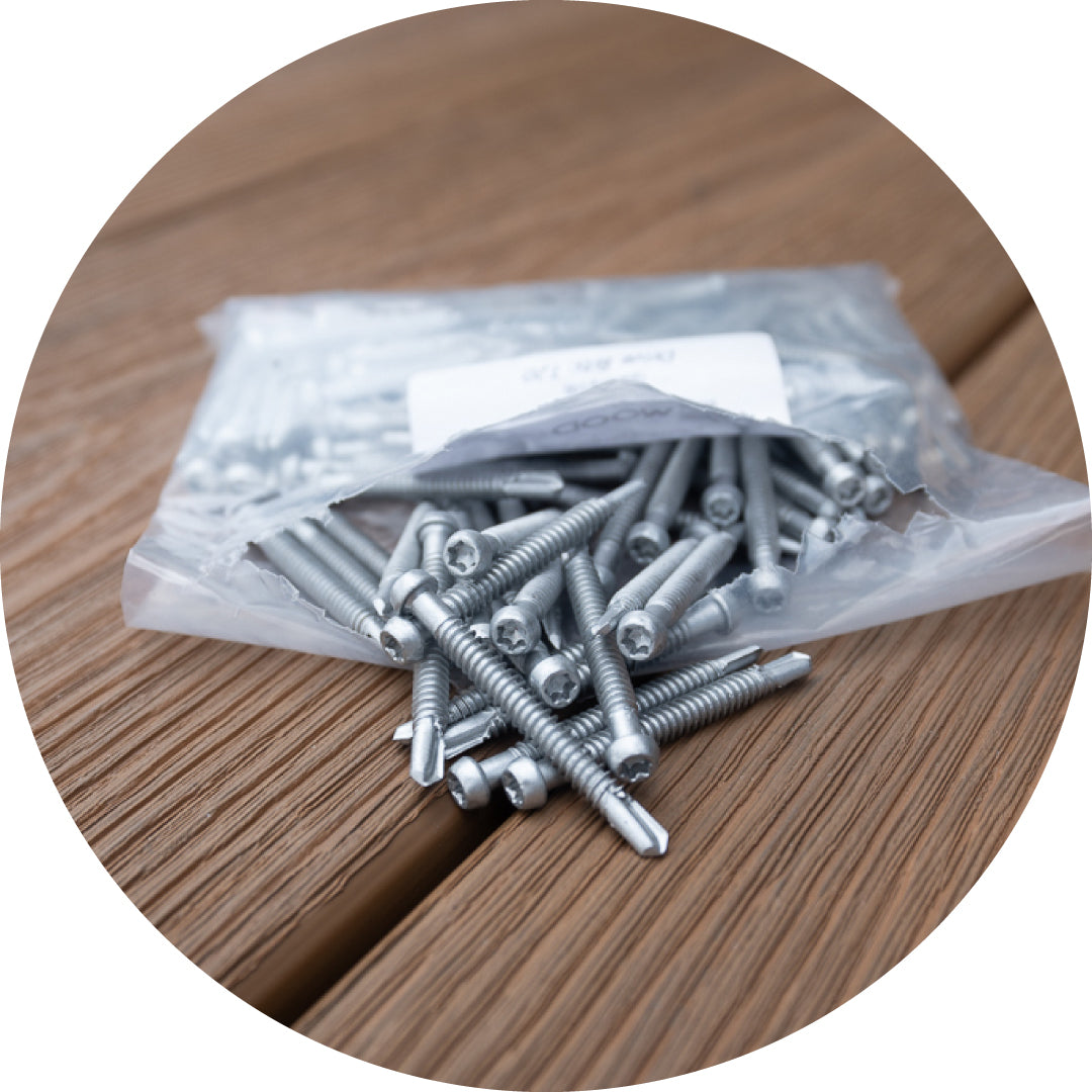 WoodEvo 45mm ADVANCED Metal Screws 100pcs