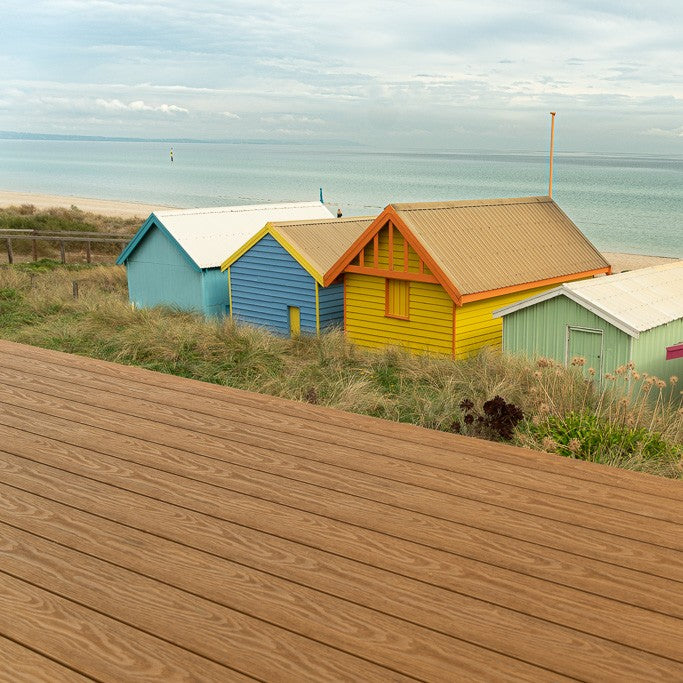 WoodEvo 200x32mm 3.6m ADVANCED Composite Decking Grooved Oak