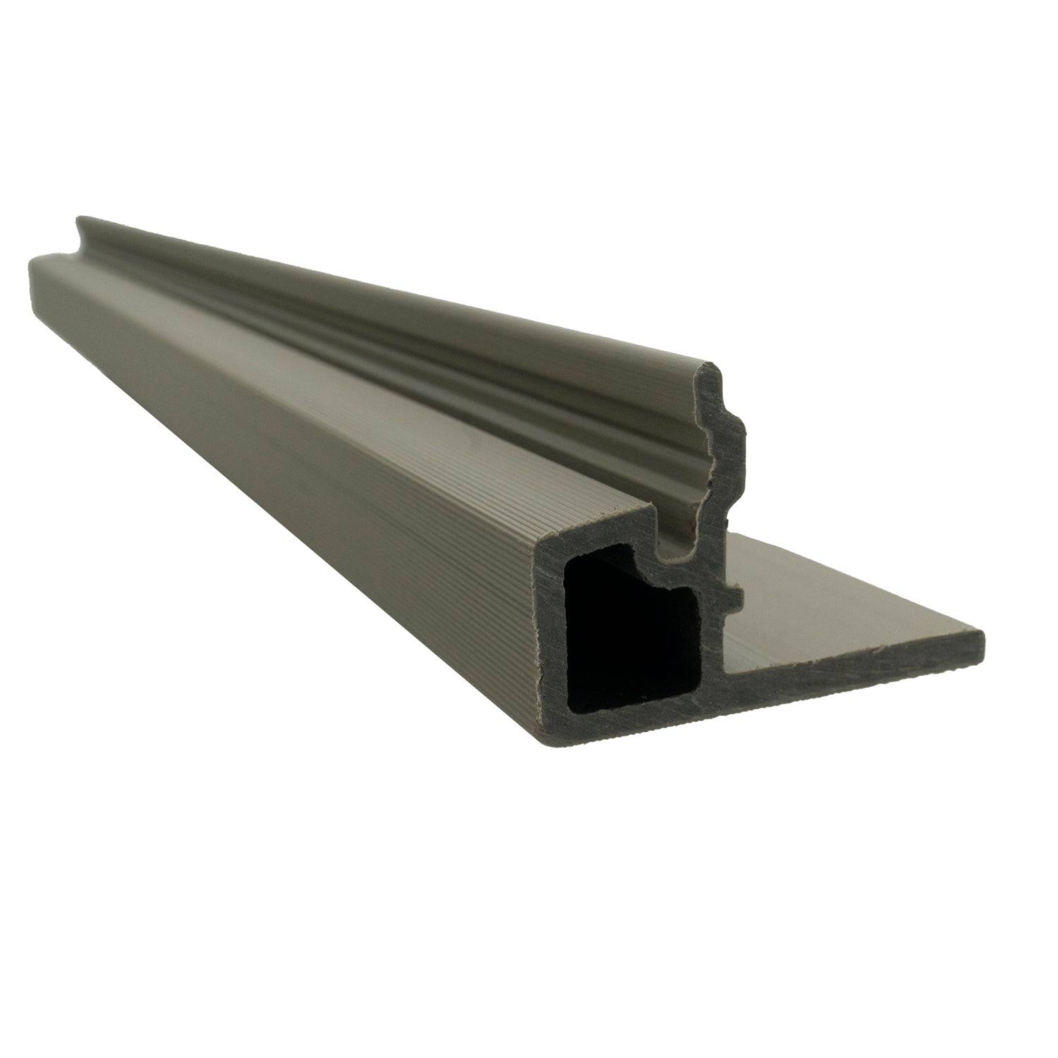 WoodEvo 76x51mm Deep Cladding Starter Trim Silver Grey
