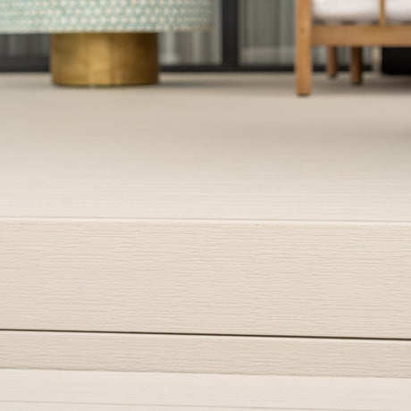 WoodEvo 138x23mm 5.4m HOME Composite Decking Grooved Snow White
