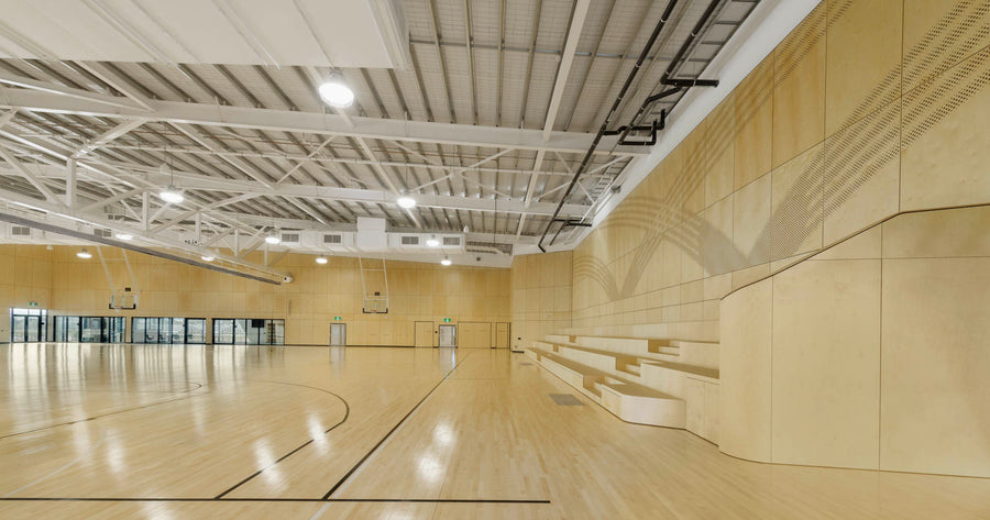 Birch plywood wall and ceiling lining