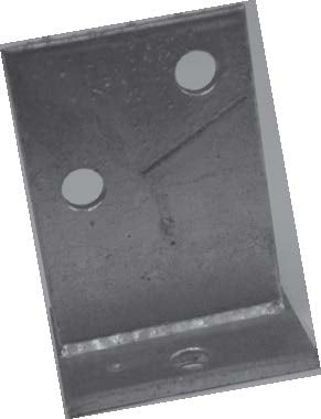 McIntyre® Bolt On Blade Post Support 110 x 110mm Base 150mm Blade