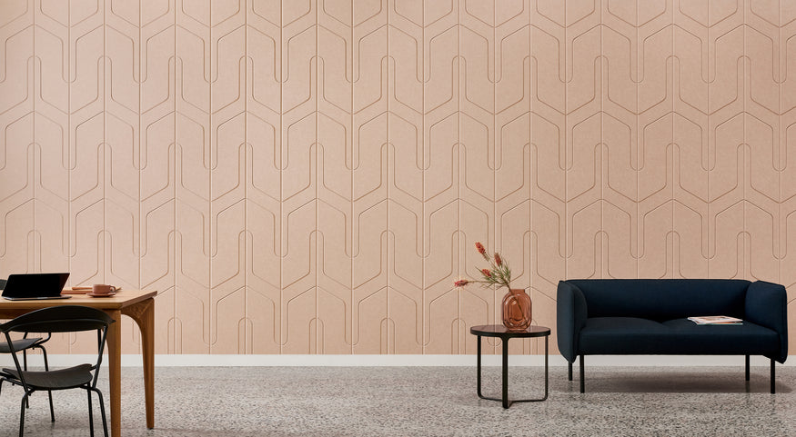 Parquet acoustic wall panel