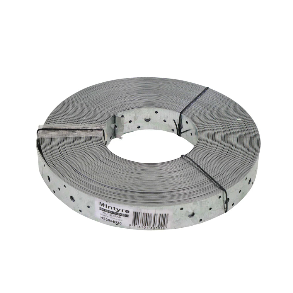 McIntyre® Holistrap Heavy Duty Hoop Iron 30mm x 30m