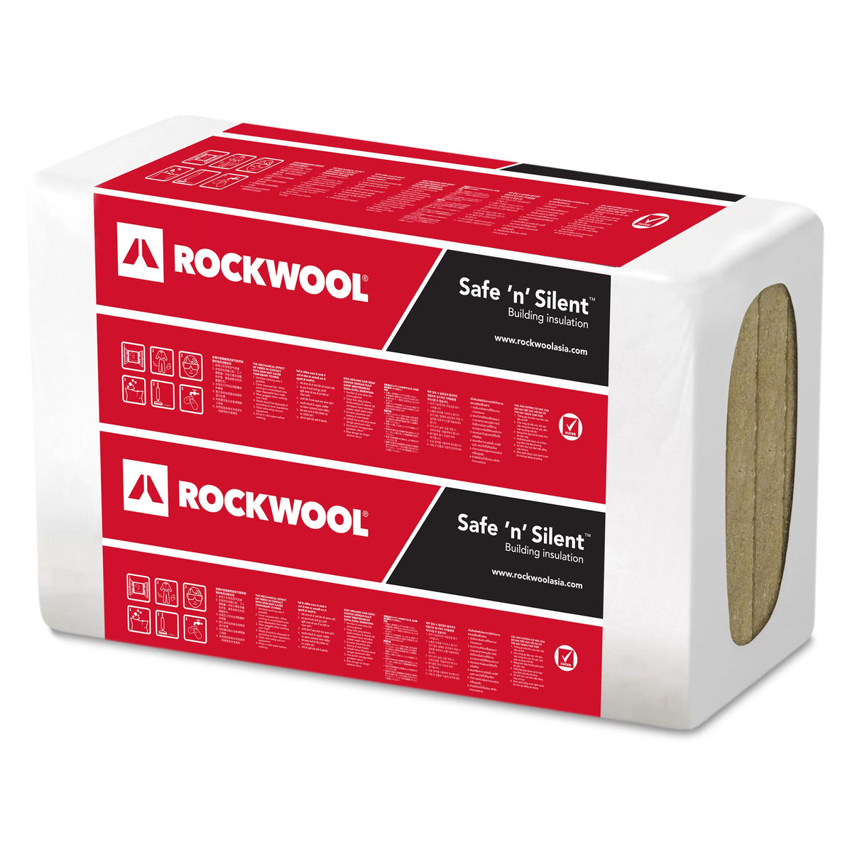 Fletcher Rockwool® Safe N Silent® Pro350 Insulation 90mm (3 Pack)