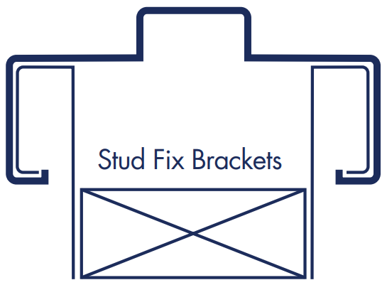 McIntyre® Stud Fix Bracket 10mm
