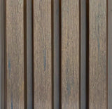WoodEvo 186mm Composite Castellated Cladding Board Spotted Gum