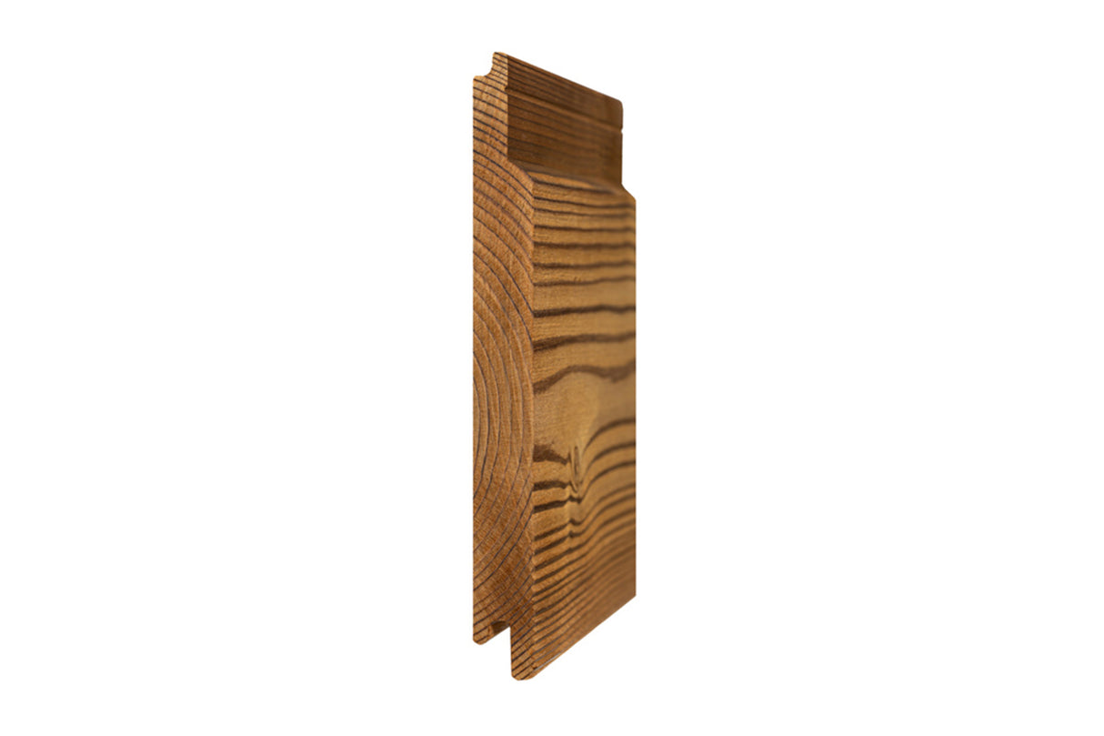 Thermory® Spruce C26 Cladding Natural 124 x 19mm