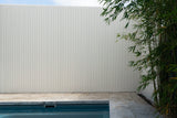 WoodEvo 186mm Composite Castellated Cladding Board White