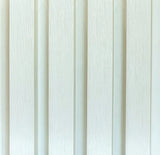 WoodEvo 186mm Composite Castellated Cladding Board White