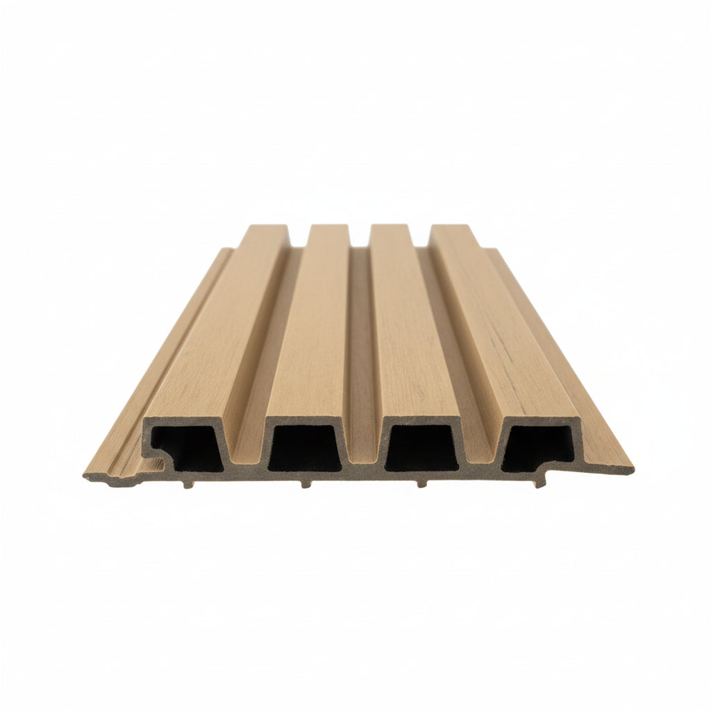 WoodEvo 186mm Composite Castellated Cladding Board Beach