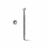 WoodEvo 12g x 45mm Advanced Metal Screws 410 Stainless Steel 100 Pack