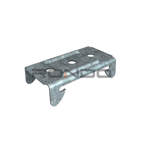 Rondo Direct Fix Clip for Furring Channel to Masonry/Concrete 77mm x 17mm