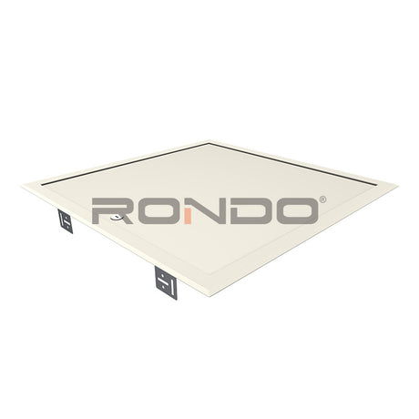 Rondo Slimline Metal Face Door Feathered Edge 450mm x 450mm