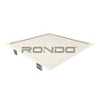 Rondo Slimline Metal Face Door Feathered Edge 600mm x 600mm