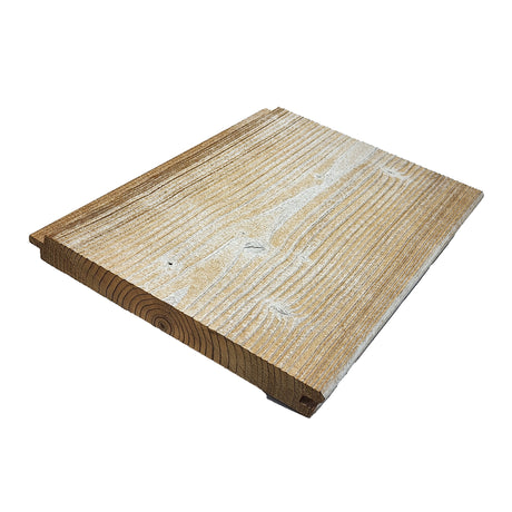 Thermory Drift Spruce C15 Cladding Sandy Pearl