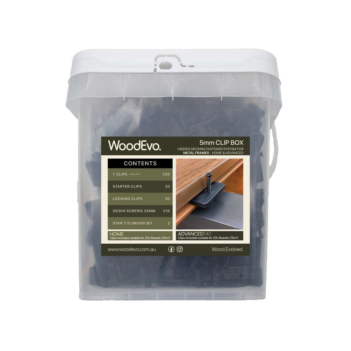 WoodEvo 5mm ADVANCED Metal Clip Box – Bell Plaster and Building Supplies