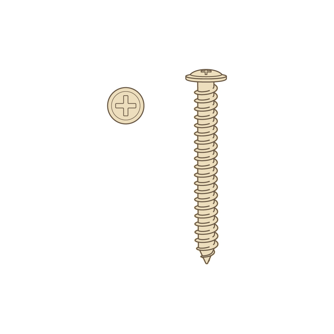 WoodEvo 32mm Timber Fixing Screw (100pcs)