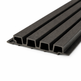 WoodEvo 186mm Composite Castellated Cladding Board Dark Grey