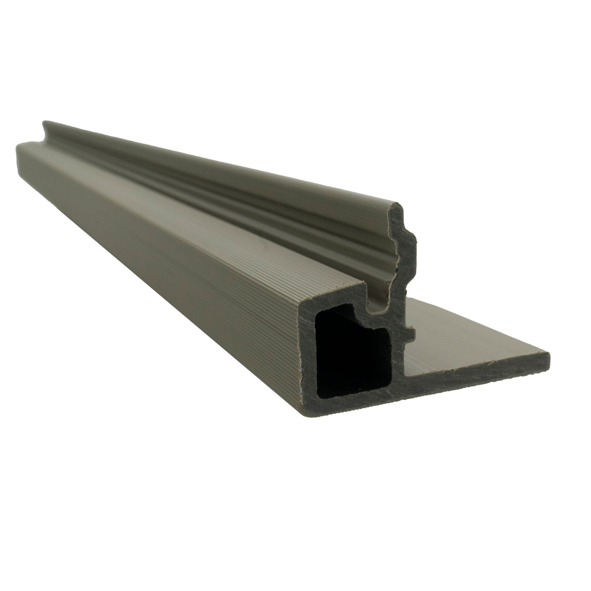 WoodEvo 76x51mm Deep Cladding Starter Trim Silver Grey