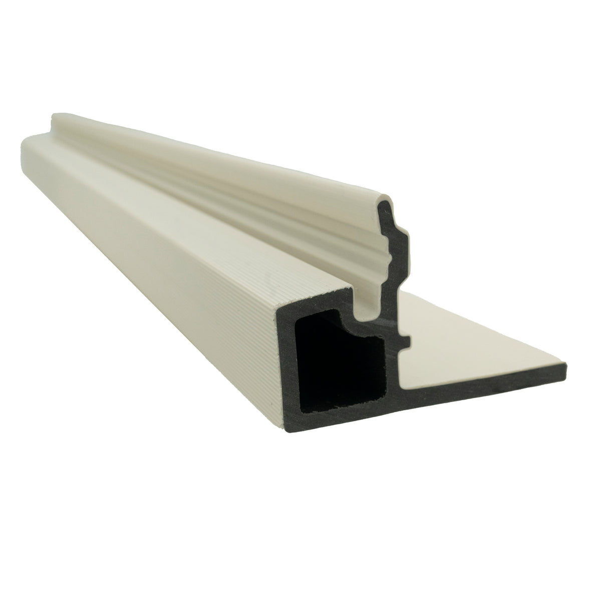 WoodEvo 76x51mm Deep Cladding Starter Trim White